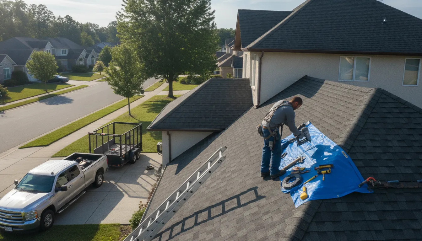 Roofing in Browns Valley